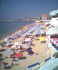 Strand im Sommer