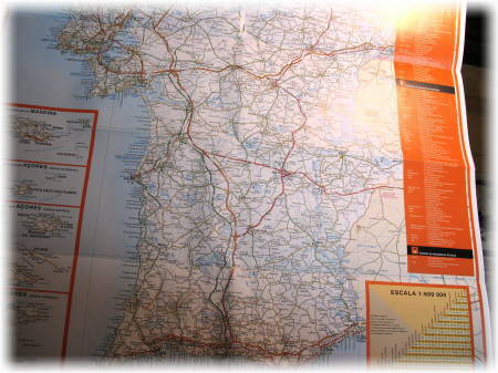 Anfahrtsskizze Lissabon