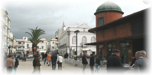 Altstadt hinter der Kirche - Strassenszene
