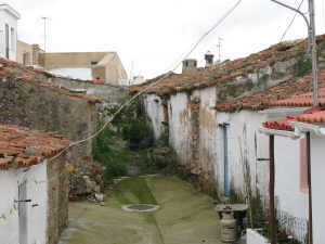 Häuserszene aus dem Dorf Penina